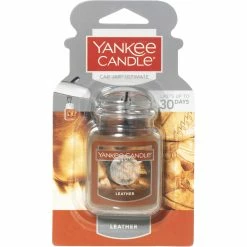 Budget 🎁 Yankee Candle Leather Car Jar Ultimate ⭐