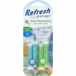 Cheap 👏 Handstands Refresh Your Car Cucumber Melon And Fresh Linen Dual Vent Sticks 4 Pack 🔥