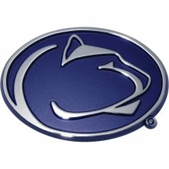 Budget 🌟 Elektroplate Penn State University Chrome Auto Emblem, Navy 🎉