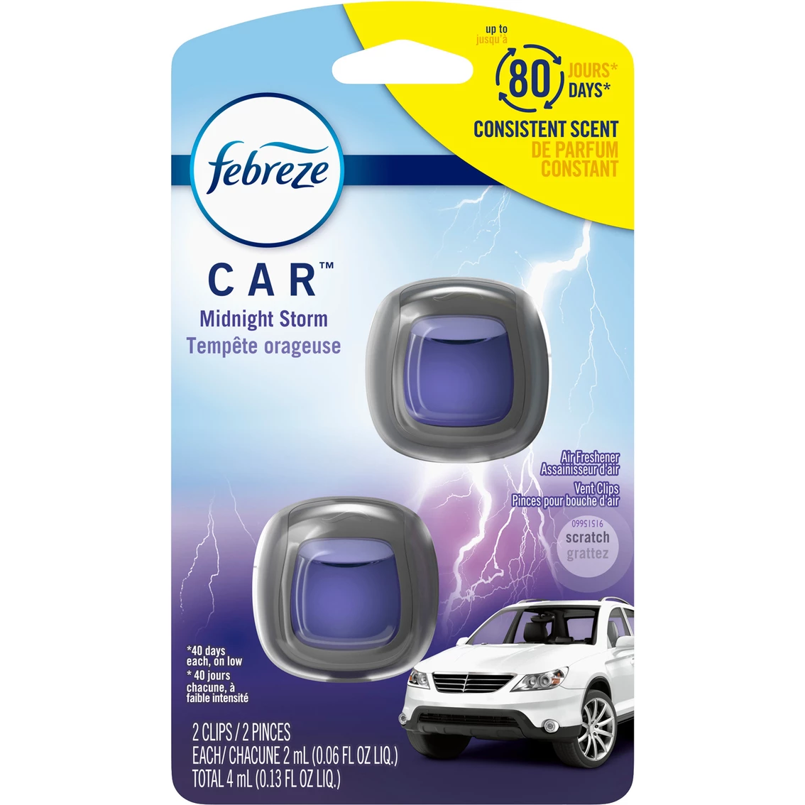 Outlet π₯ Febreze Car Vent Clip Midnight Storm 2 Ct. β 3 Outlet π₯ Febreze Car Vent Clip Midnight Storm 2 Ct. β