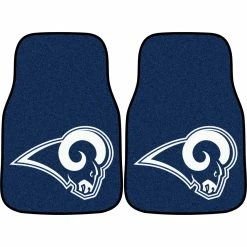 Best Pirce 💯 Fan Mats NFL Los Angeles Rams Carpeted Car Mat 🎉