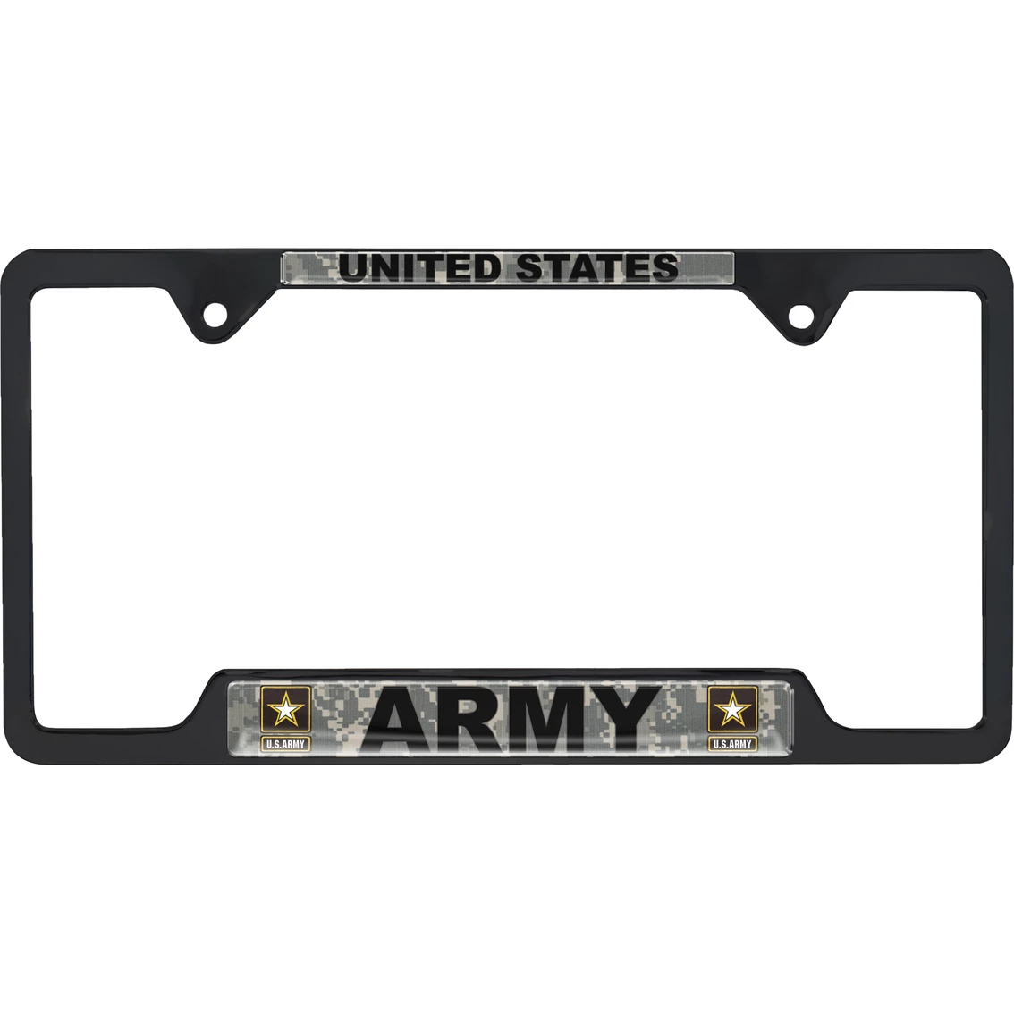 Cheap โญ Elektroplate Army USA Camo Open License Plate Frame ๐ 3 Cheap โญ Elektroplate Army USA Camo Open License Plate Frame ๐