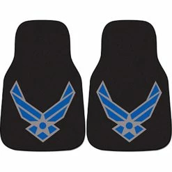 Outlet 🧨 Fan Mats Air Force Printed Car Mats 2 Pc. Set 👏