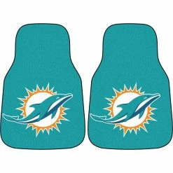 Budget 🧨 Fan Mats NFL Miami Dolphins Carpeted Car Mat 🎁