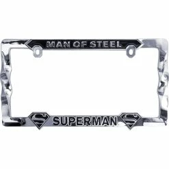 Cheap ⭐ Elektroplate Superman 3D All Metal License Plate Frame ❤️
