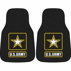 Outlet ⌛ Fan Mats Army Printed Car Mats 2 Pc. Set 🎉