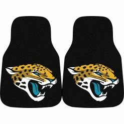 Hot Sale 👍 Fan Mats NFL Jacksonville Jaguars Carpeted Car Mat 😀