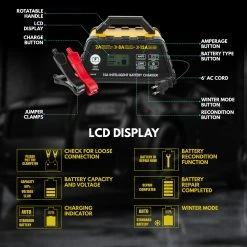 Hot Sale ⭐ Wagan 15A Intelligent Battery Charger 🤩 -Deals patio Store unnamed file 735