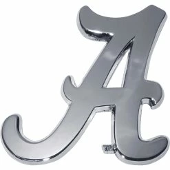 Promo 😉 Elektroplate University Of Alabama Chrome Emblem 🎁