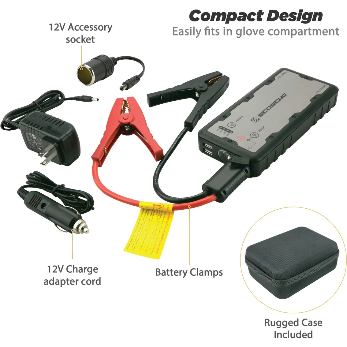 Best Pirce ๐ฅฐ Scosche Power Up 700 Amp 15k MAH Portable Jump Starter ๐ฏ 4 Best Pirce ๐ฅฐ Scosche Power Up 700 Amp 15k MAH Portable Jump Starter ๐ฏ - Image 2