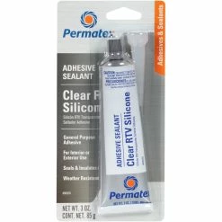 Best Pirce ⌛ Permatex Clear RTV Silicone Adhesive Sealant 👏