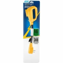 New 😀 Camco RV 12" PowerGrip 🐕 Dogbone Electrical Adapter 🥰