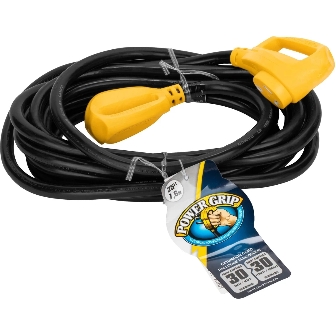 New ๐ฏ Camco PowerGrip 30A 125V/3750W 25 Ft. Extension Cord ๐ 3 New ๐ฏ Camco PowerGrip 30A 125V/3750W 25 Ft. Extension Cord ๐
